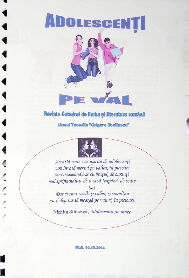 Revista adolescenti pe val